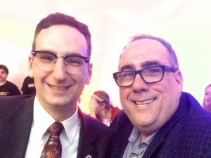 Tommy Vitolo and David Lazowski at the Brookline Teen Center gala